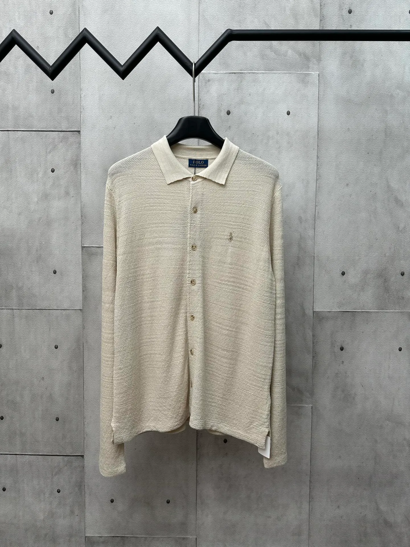 🅿️530 Ralph Lauren 25SS new linen knitted long shirt Size: S M L XL